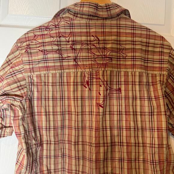 Mountain Hardwear Men's Premium Plaid Button Down Shirt Medium - Picture 11 of 11